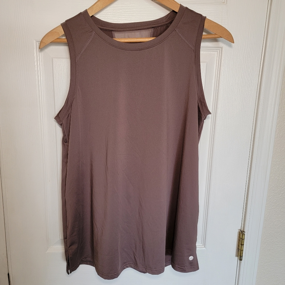 Apana Athletic Tank Top Large Mesh V back